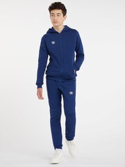 Темно-синий - Худи на молнии Umbro Club Leisure - Изображение 4 из 5