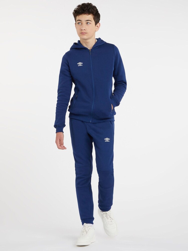 Umbro Navy Blue Club Leisure Zip Through Hoodie - Image 4 of 5