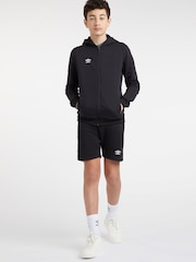 Черный/хромированный - Худи на молнии Umbro Club Leisure - Изображение 4 из 5