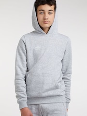 Umbro Light Grey Club Leisure Overhead Hoodie - Image 4 of 5
