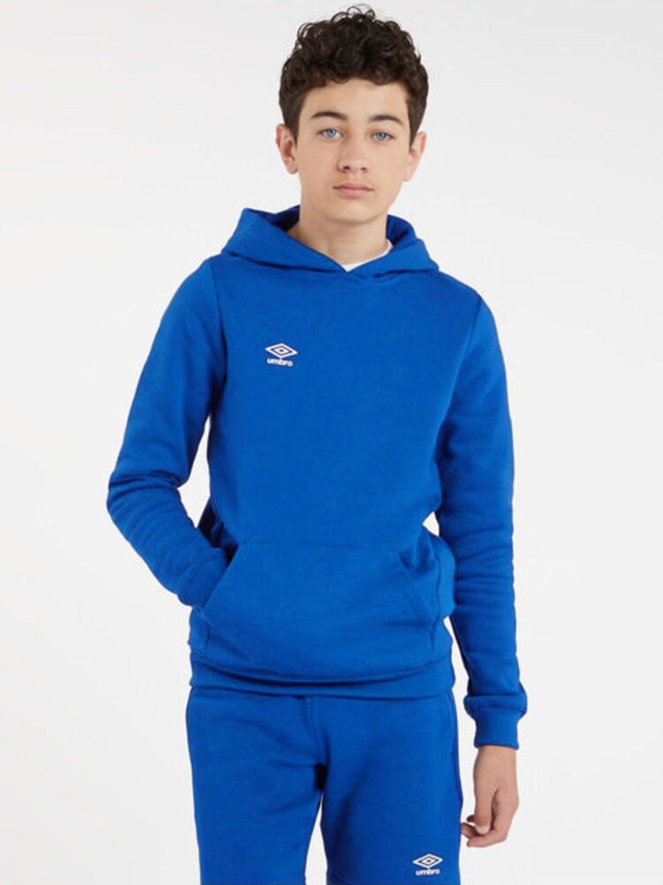 Umbro Light Blue Club Leisure Overhead Hoodie - Image 1 of 4 Umbro Light Blue Club Leisure Overhead Hoodie - Image 1 of 4
