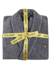 Lyle & Scott Grey Lucas Bathrobe - Image 3 of 3