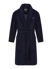 Lyle & Scott Blue Lucas Bathrobe - Image 1 of 4