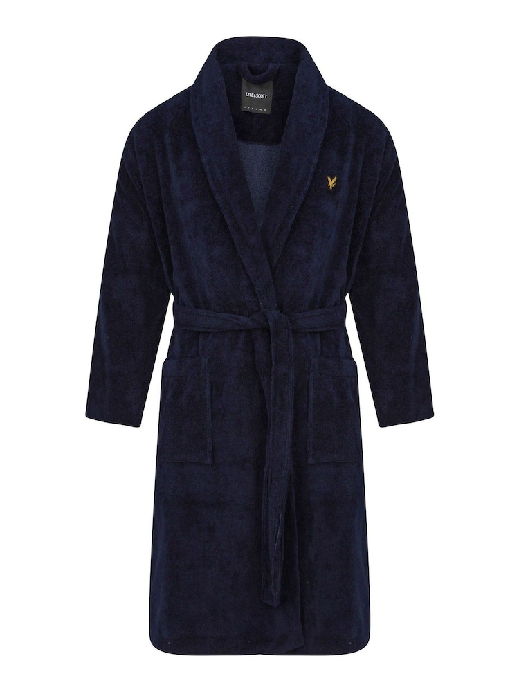 Lyle & Scott Blue Lucas Bathrobe - Image 1 of 4