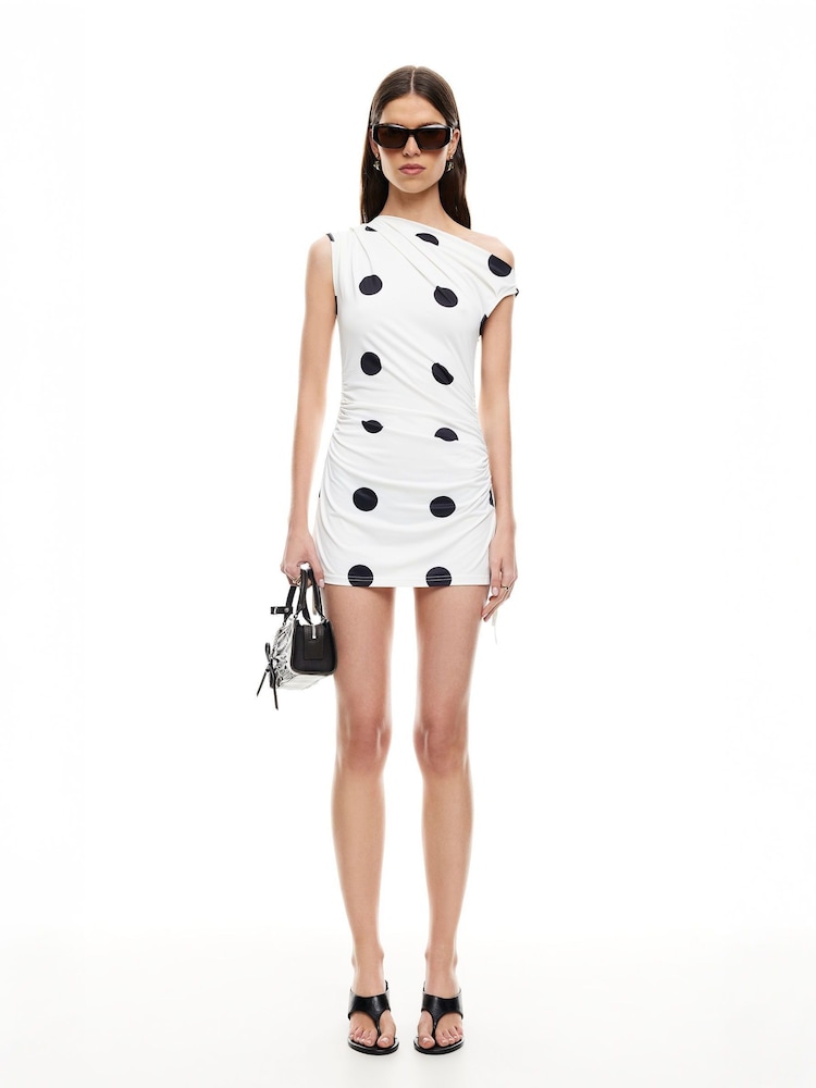 Lioness White Original Sin Fitted Mini Dress - Image 1 of 5