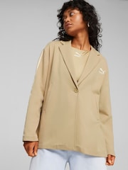 Puma Tan Brown Blazer - Image 1 of 9