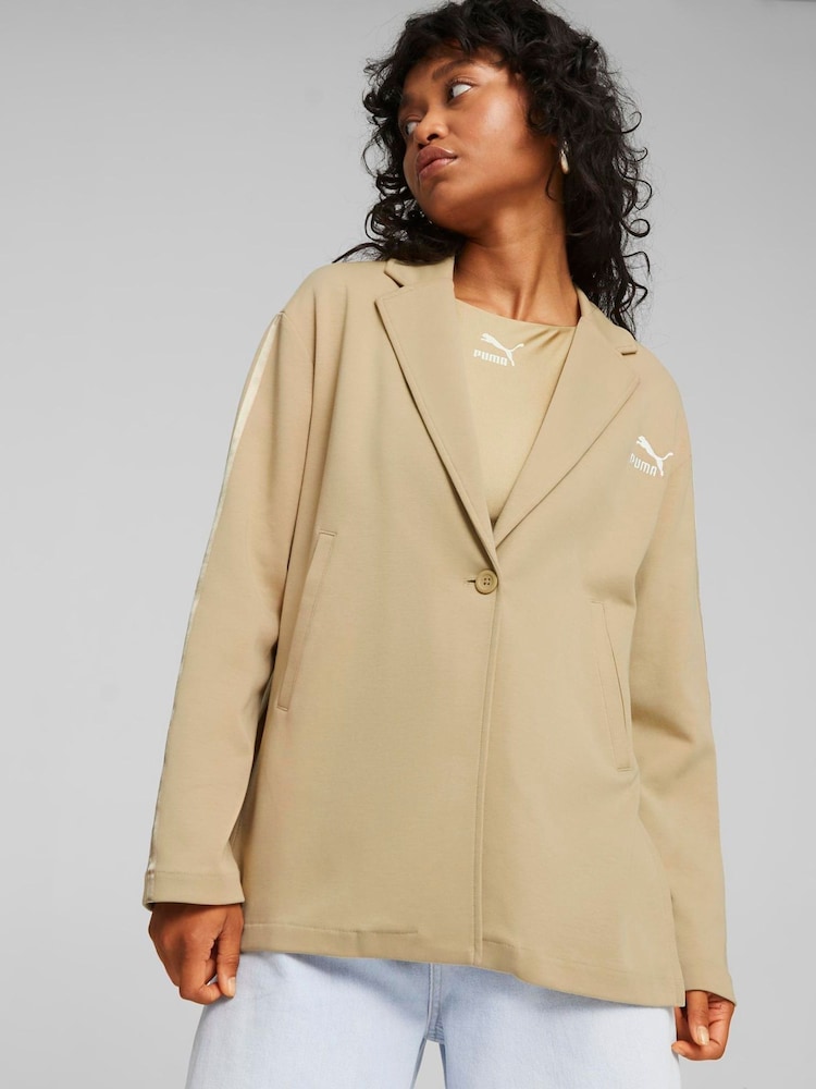 Puma Tan Brown Blazer - Image 1 of 9