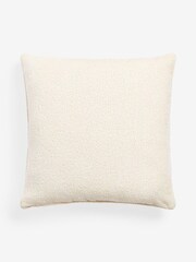 Light Natural Bertie Bouclé Cushion - Image 2 of 4