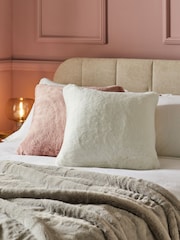 Soft To Touch Plush Faux Fur Cushion - Image 1 of 6