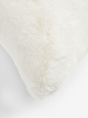 Soft To Touch Plush Faux Fur Cushion - Image 6 of 6