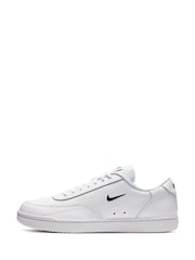 Nike White/Black Court Vintage Trainers - Image 2 of 10