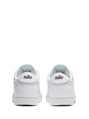 Nike White/Black Court Vintage Trainers - Image 7 of 10