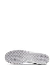 Nike White/Black Court Vintage Trainers - Image 8 of 10
