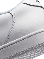 Nike White/Black Court Vintage Trainers - Image 9 of 10