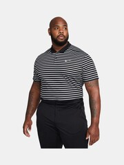 Nike Black Dri-FIT Victory Striped Golf Polo Shirt - Image 5 of 8