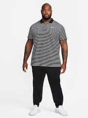 Nike Black Dri-FIT Victory Striped Golf Polo Shirt - Image 7 of 8