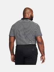 Nike Black Dri-FIT Victory Striped Golf Polo Shirt - Image 8 of 8