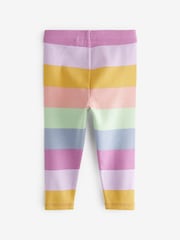 Rainbow Stripe Rib Jersey Leggings (3mths-7yrs) - Image 6 of 6