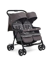 Joie Grey Aire Twin Pushchair - Image 1 of 5