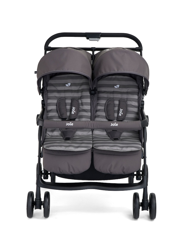 Joie Grey Aire Twin Pushchair - Image 2 of 5