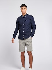 Jack Wills Grey Cotton Twill Chino Shorts - Image 3 of 4