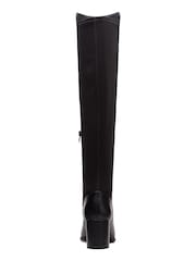 Clarks Black Leather Freva 55 Stretch Boots - Image 6 of 7