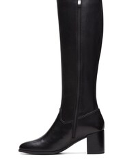 Clarks Black Leather Freva55 Long Boots - Image 2 of 7