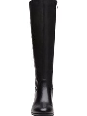 Clarks Black Leather Freva55 Long Boots - Image 5 of 7
