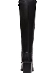Clarks Black Leather Freva55 Long Boots - Image 6 of 7