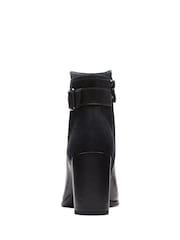 Clarks Black Caramel Suede Freva85 Buckle Boots - Image 6 of 7