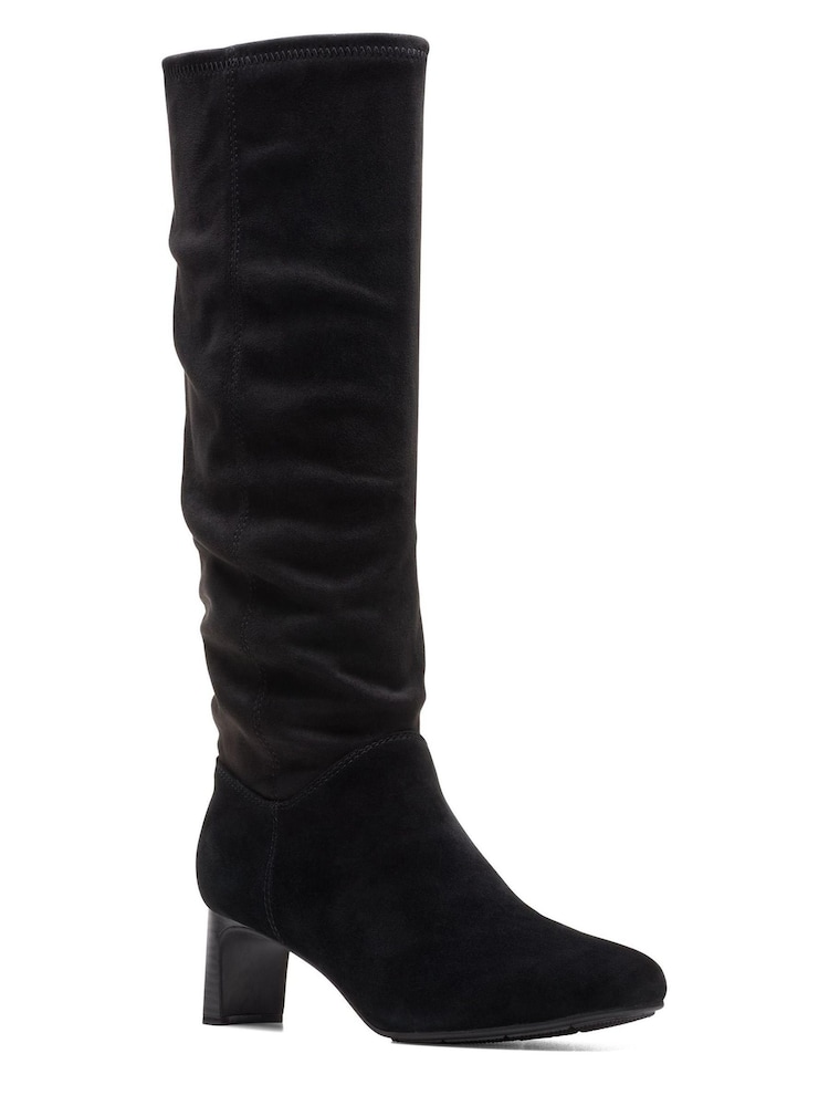 Clarks Black Combi Kyndall Rise Boots - Image 1 of 4
