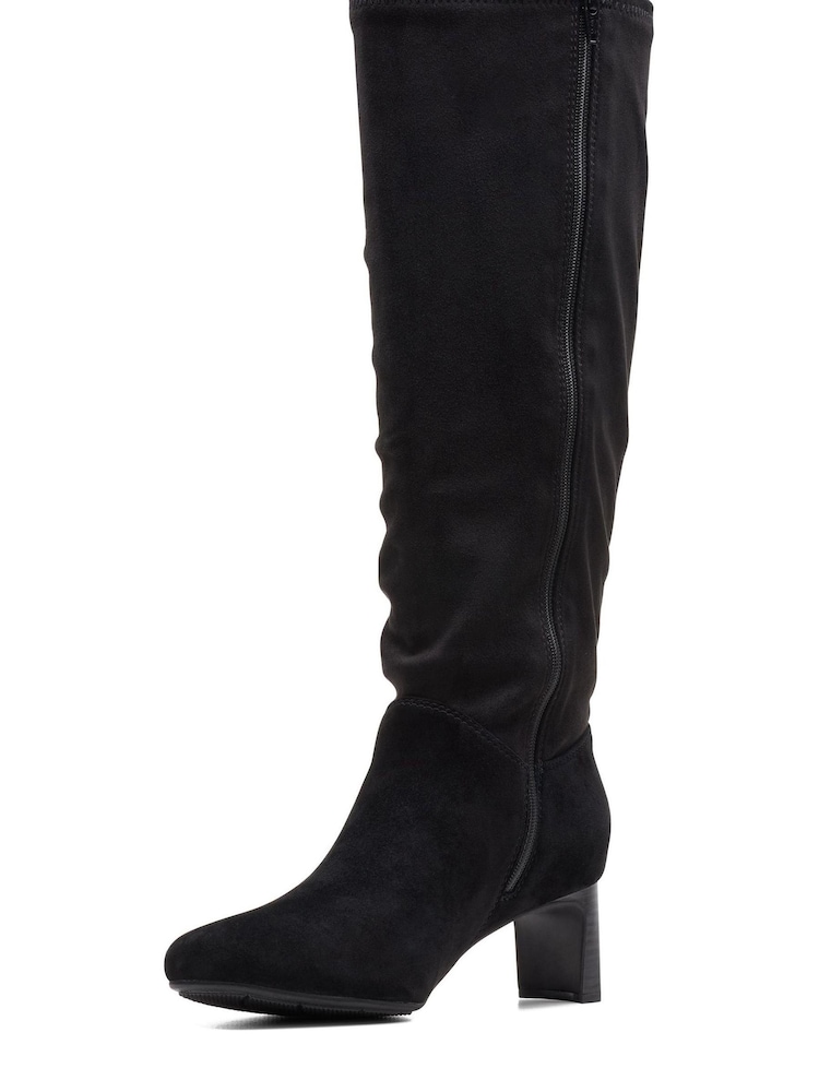 Clarks Black Combi Kyndall Rise Boots - Image 2 of 4