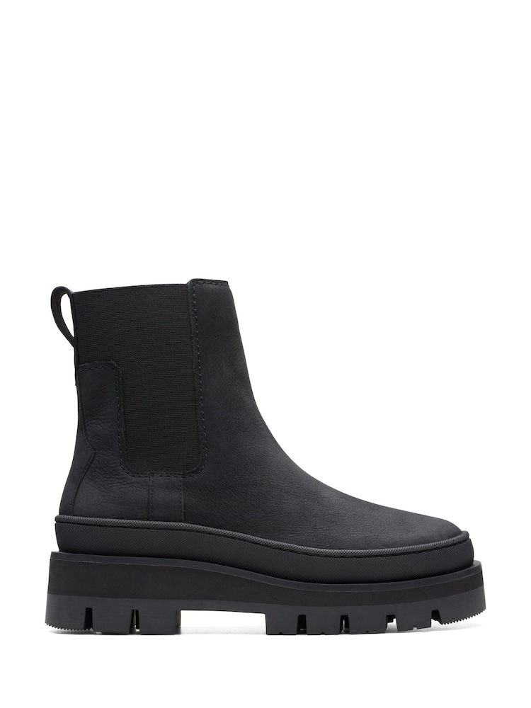 Clarks Black Nubuck Orianna2 Top Boots - Image 1 of 7