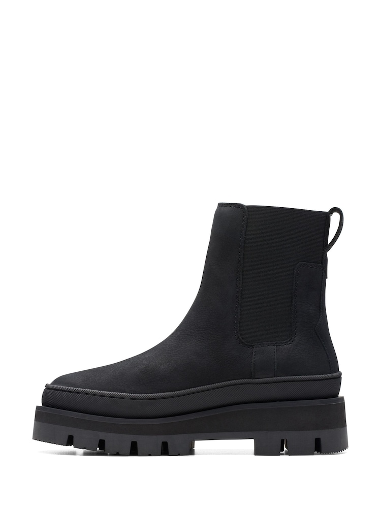 Clarks Black Nubuck Orianna2 Top Boots - Image 2 of 7