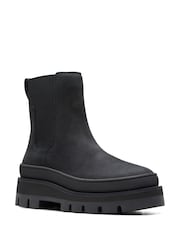 Clarks Black Nubuck Orianna2 Top Boots - Image 3 of 7