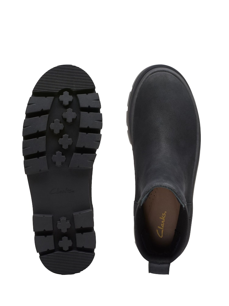 Clarks Black Nubuck Orianna2 Top Boots - Image 7 of 7