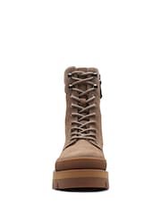 Clarks Brown Pebble Nubuck Orianna2 Hike Boots - Image 6 of 8