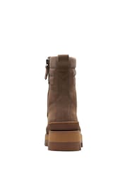 Clarks Brown Pebble Nubuck Orianna2 Hike Boots - Image 7 of 8