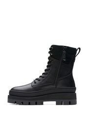 Clarks Black Pebble Nubuck Orianna2 Hike Boots - Image 2 of 7