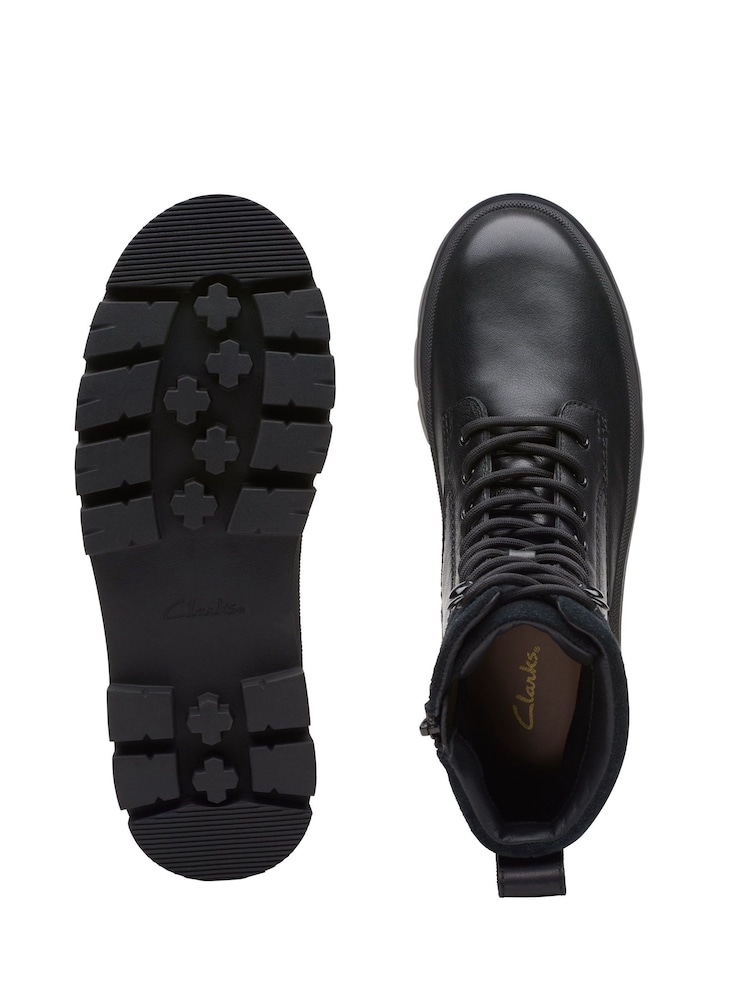 Clarks Black Pebble Nubuck Orianna2 Hike Boots - Image 7 of 7