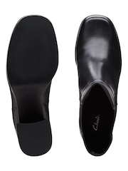 Clarks Black Leather Pique Up Boots - Image 7 of 7