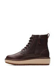 Braun - Clarks Orianna Schnürstiefel aus Leder - Bild 2 von 6