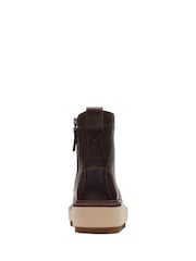 Braun - Clarks Orianna Schnürstiefel aus Leder - Bild 5 von 6