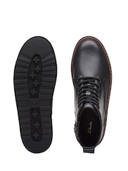 Clarks Black Leather Orianna Lace Boots - Image 7 of 7