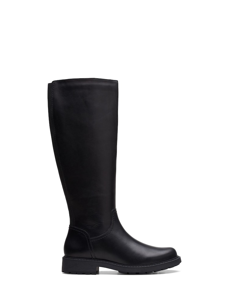 Clarks Black Leather Orinoco 2 Rise Boots - Image 1 of 7