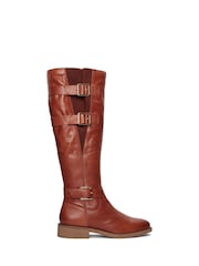 Clarks Brown Standard Fit (F) Clarks British Leather Cologne Boots - Image 1 of 7