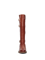 Clarks Brown Standard Fit (F) Clarks British Leather Cologne Boots - Image 5 of 7