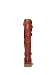 Clarks Brown Standard Fit (F) Clarks British Leather Cologne Boots - Image 6 of 7
