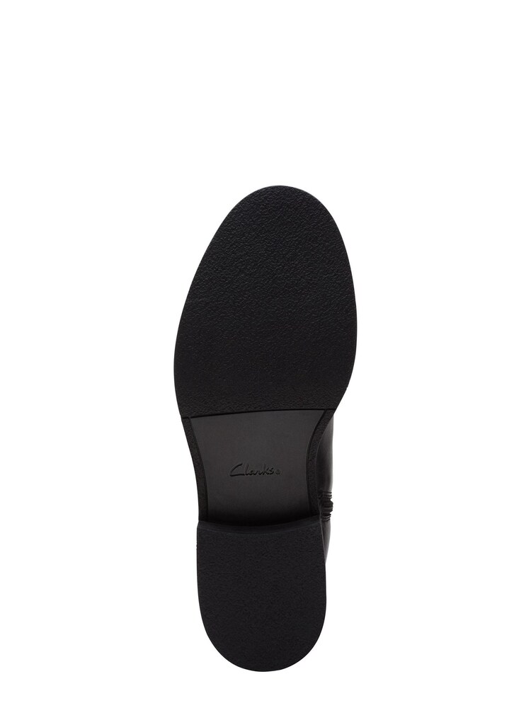 Clarks Black Wide Fit British Leather Cologne Boots - Image 7 of 7