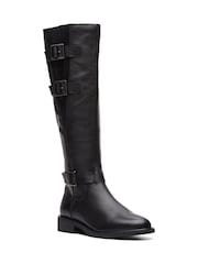 Clarks Black Leather Cologne Up Boots - Image 3 of 7